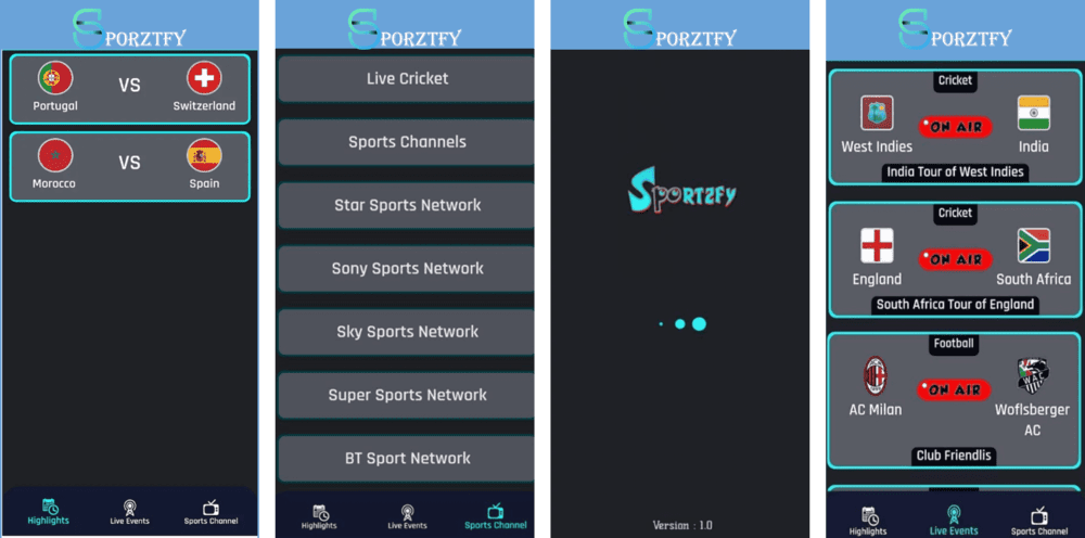 Sportzfy TV APK Thumbnail